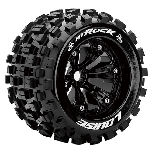 LOUISE RC MT-ROCK 1/8 SPORT 1 /2 OFFSET/BLACK EP E-REVO FR &